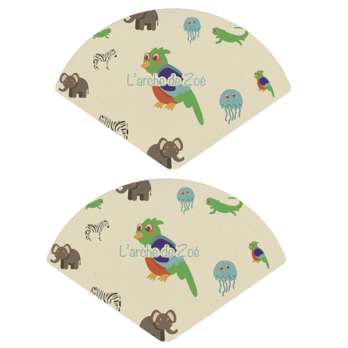 Eventail en canne à sucre - Made In France