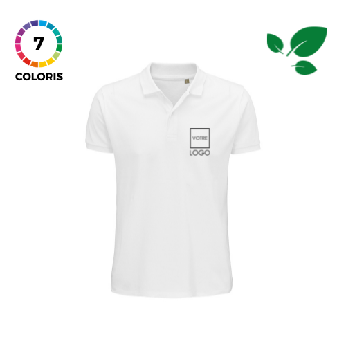 Polo Homme - Coton bio 170 g/m²