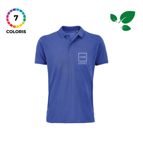 Polo Homme - Coton bio 170 g/m²