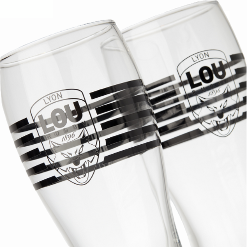 SET 2 VERRES A BIERE