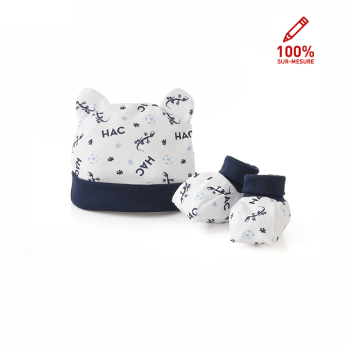 KIT NAISSANCE CHAUSSONS + BONNET