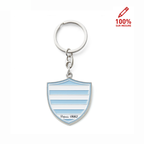 Porte-clés métal blason