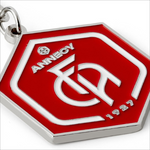 Porte-clés métal blason