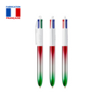 Stylo 4 couleurs drapeaux - Made in France