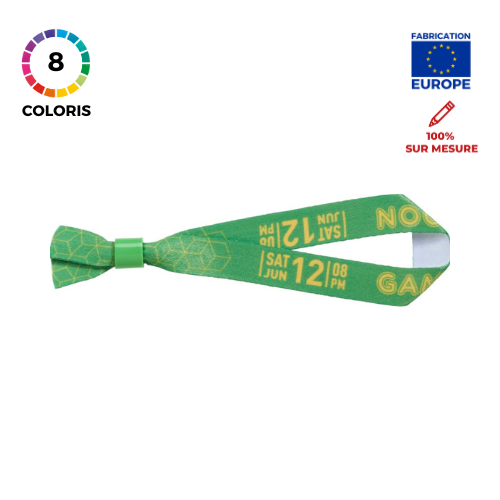 Bracelet plastique estival - Made in Europe