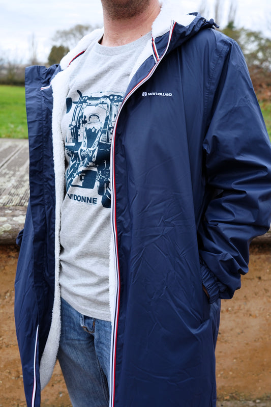 Veste imperméable doublée en sherpa