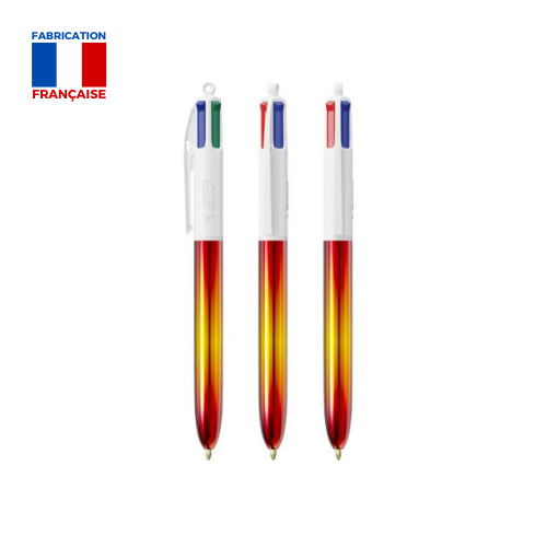 Stylo 4 couleurs drapeaux - Made in France