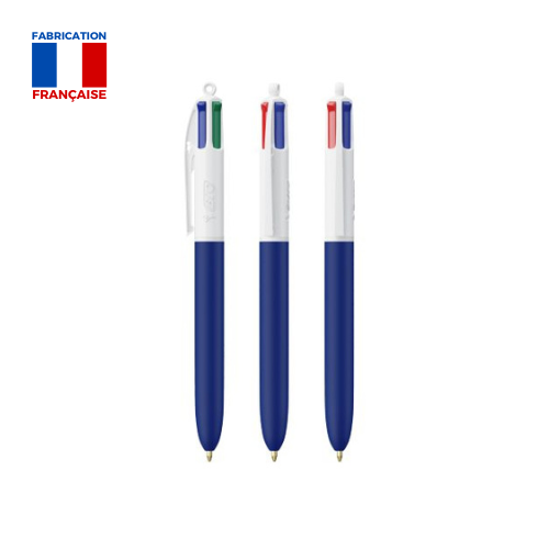Stylo 4 couleurs soft - Made in France