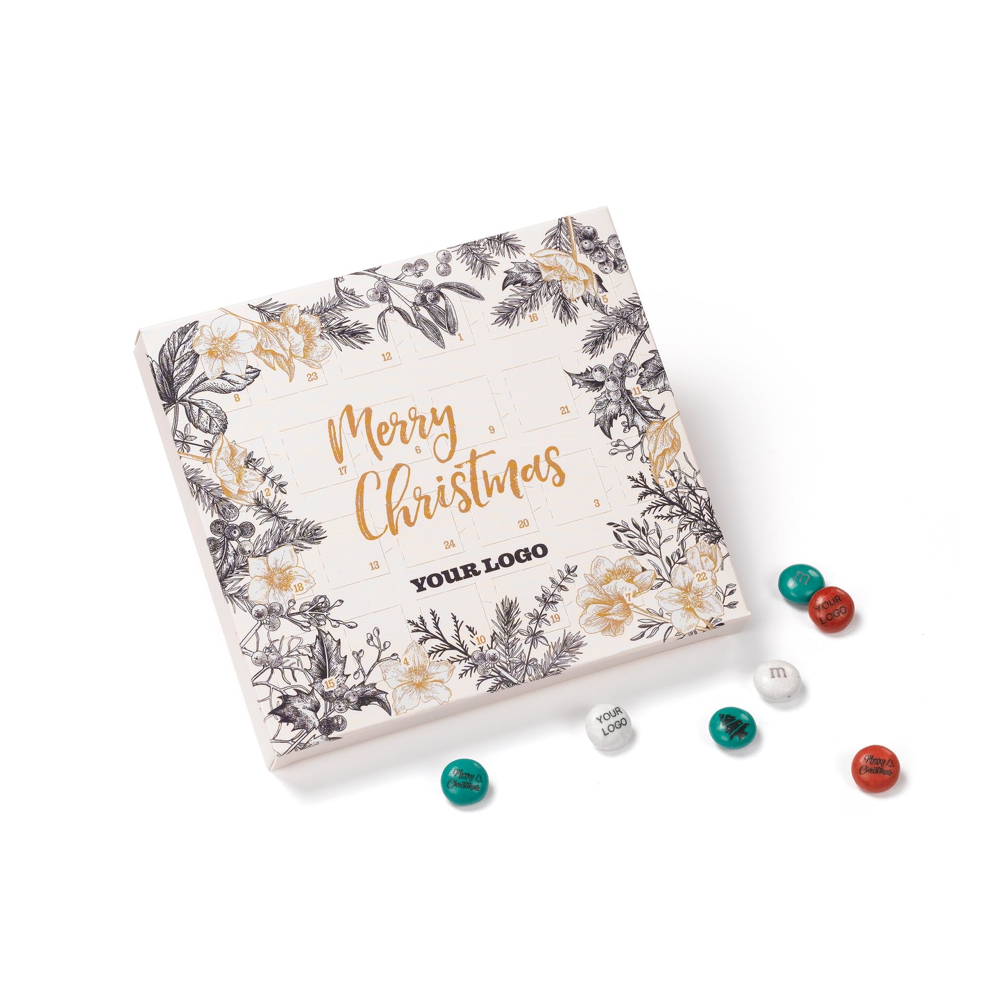 M&M'S Calendrier de l’avent personnalisés 22g