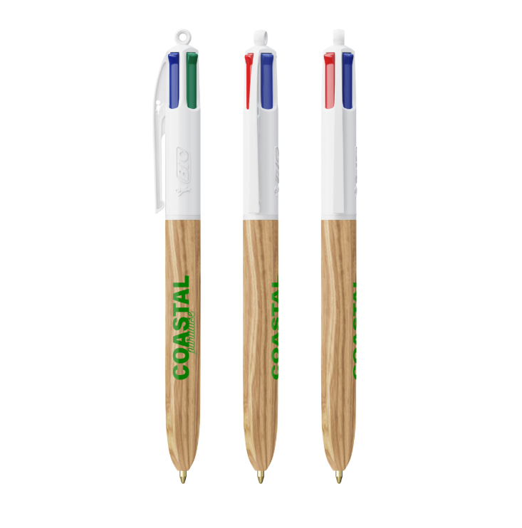 BIC 4 Couleurs Wood Style