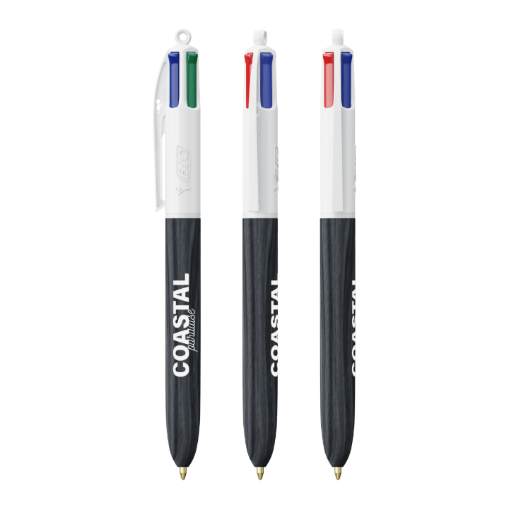 BIC 4 Couleurs Wood Style