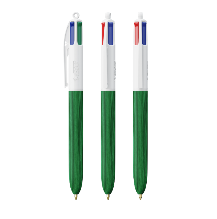 BIC 4 Couleurs Wood Style