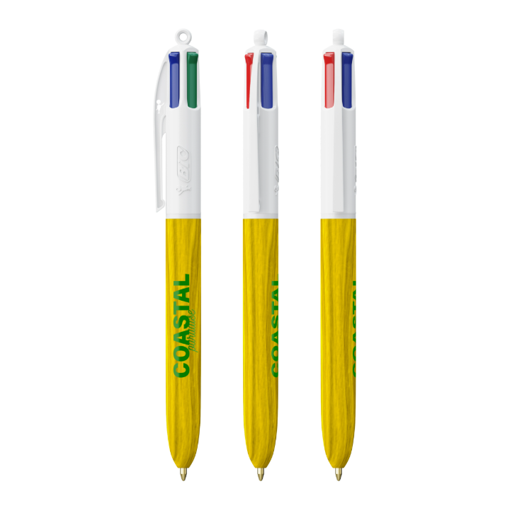 BIC 4 Couleurs Wood Style