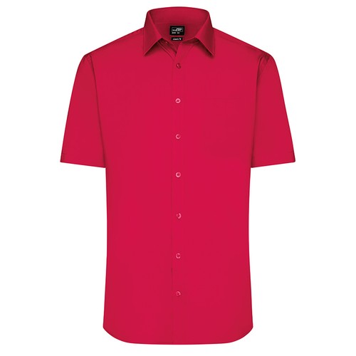 Chemise_Homme_Manches_courtes_rouge_Devant_JN680_CYBER25.jpg