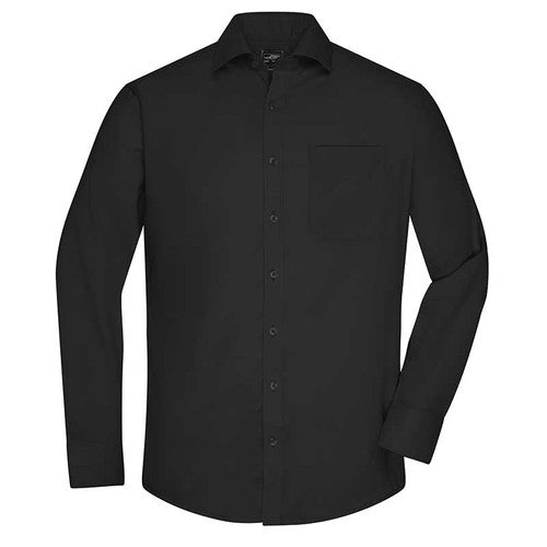 Chemise_Micro_Twill_Homme_noir_Devant_JN682_CYBER25.jpg