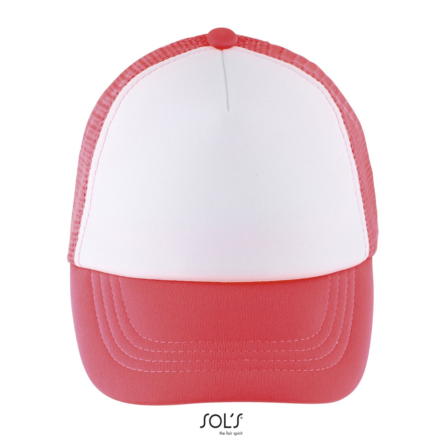 Blanc / Corail fluo
