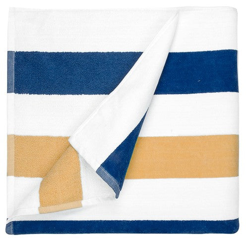 Drap_de_plage_bleu_marine_dore_Devant_T1-STRIPE_CYBER25.jpg