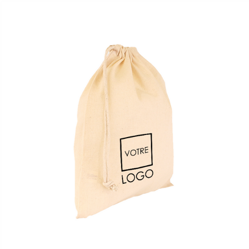 Sac pochon en coton - 25X30