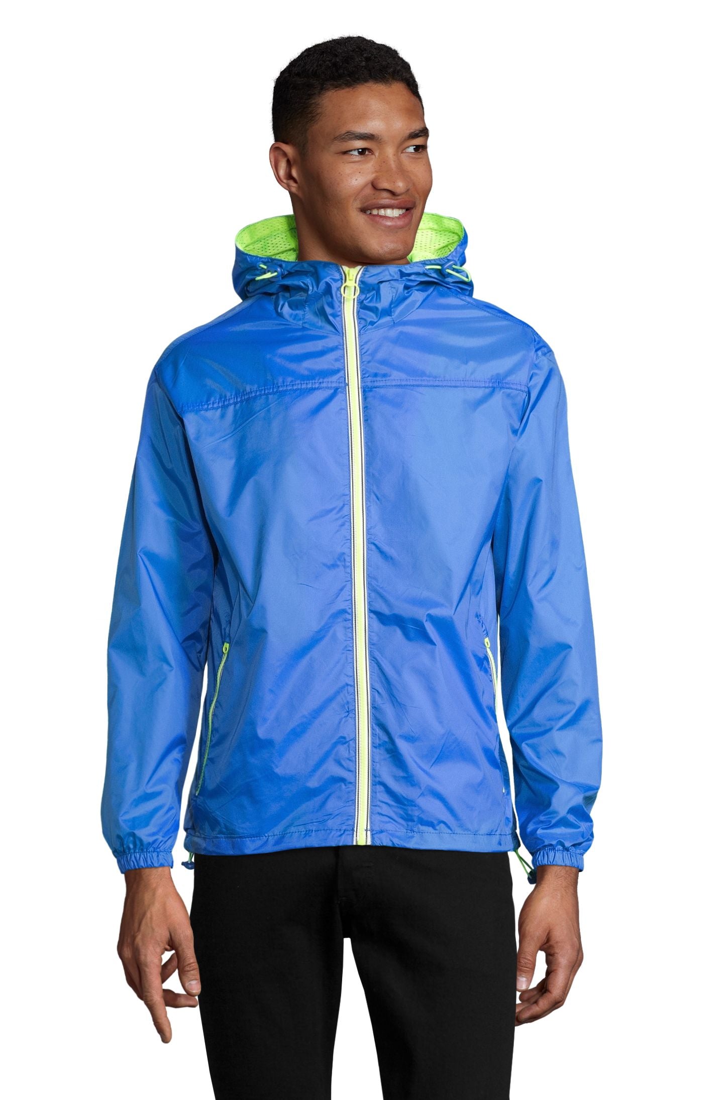 Royal / Jaune fluo