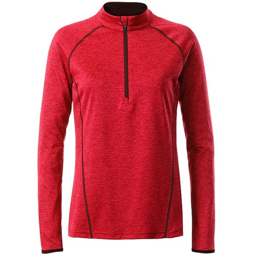 Maillot_running_Femme_rouge_melange_Devant_JN497_CYBER25.jpg