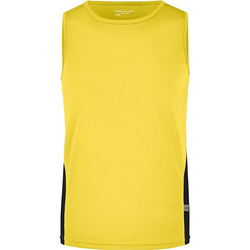 Maillot_running_Homme_jaune_noir_Devant_JN305_CYBER25.jpg