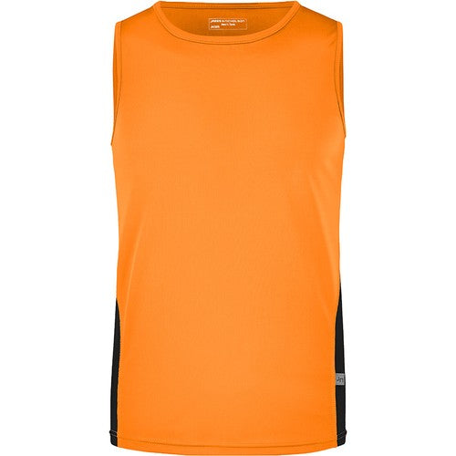 Maillot_running_Homme_orange_noir_Devant_JN305_CYBER25.jpg