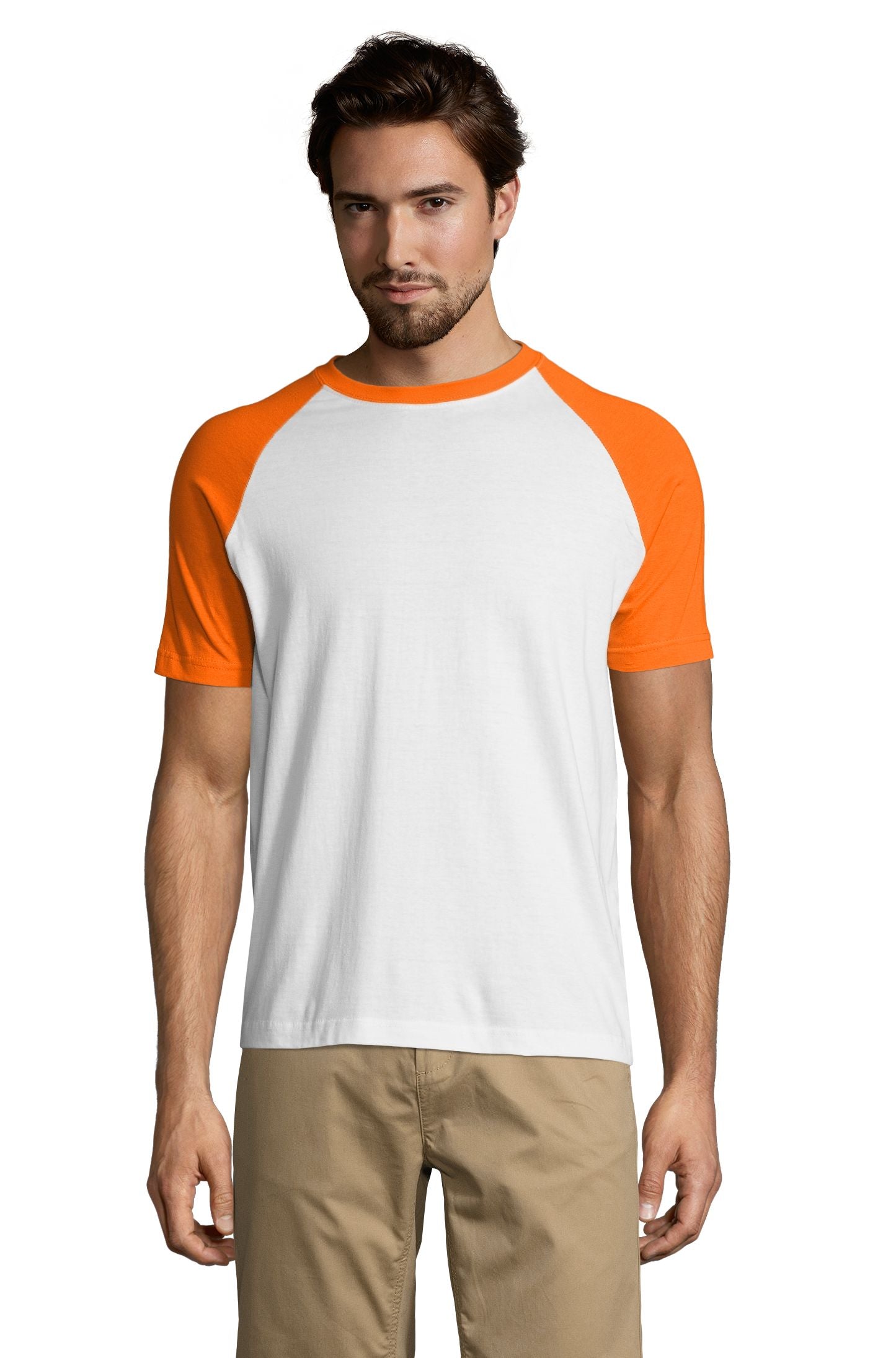 Blanc / Orange