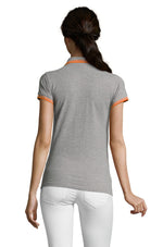 Gris chiné / Orange