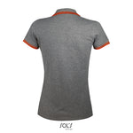 Gris chiné / Orange