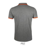 Gris chiné / Orange