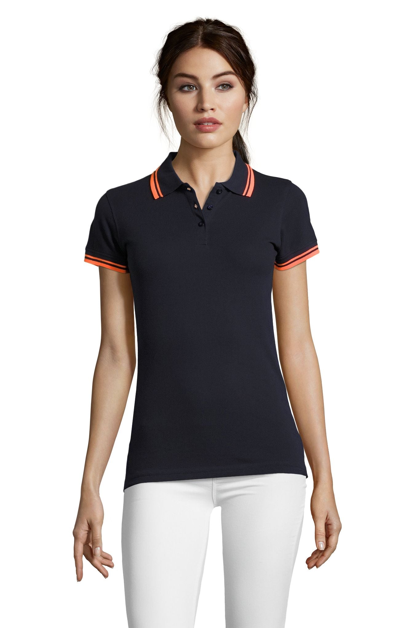 French marine / Orange fluo
