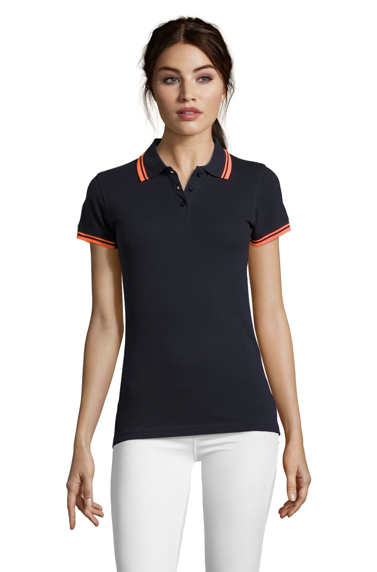 French marine / Orange fluo