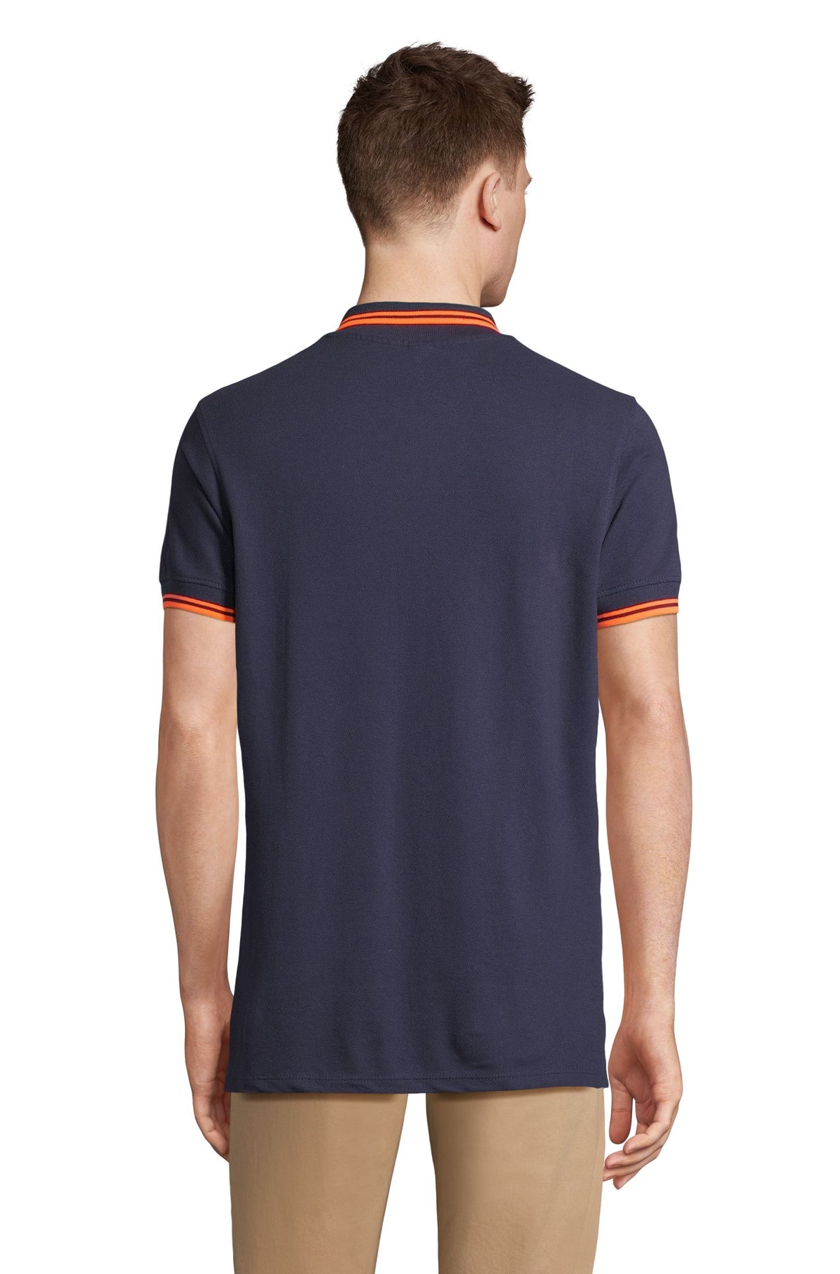 French marine / Orange fluo