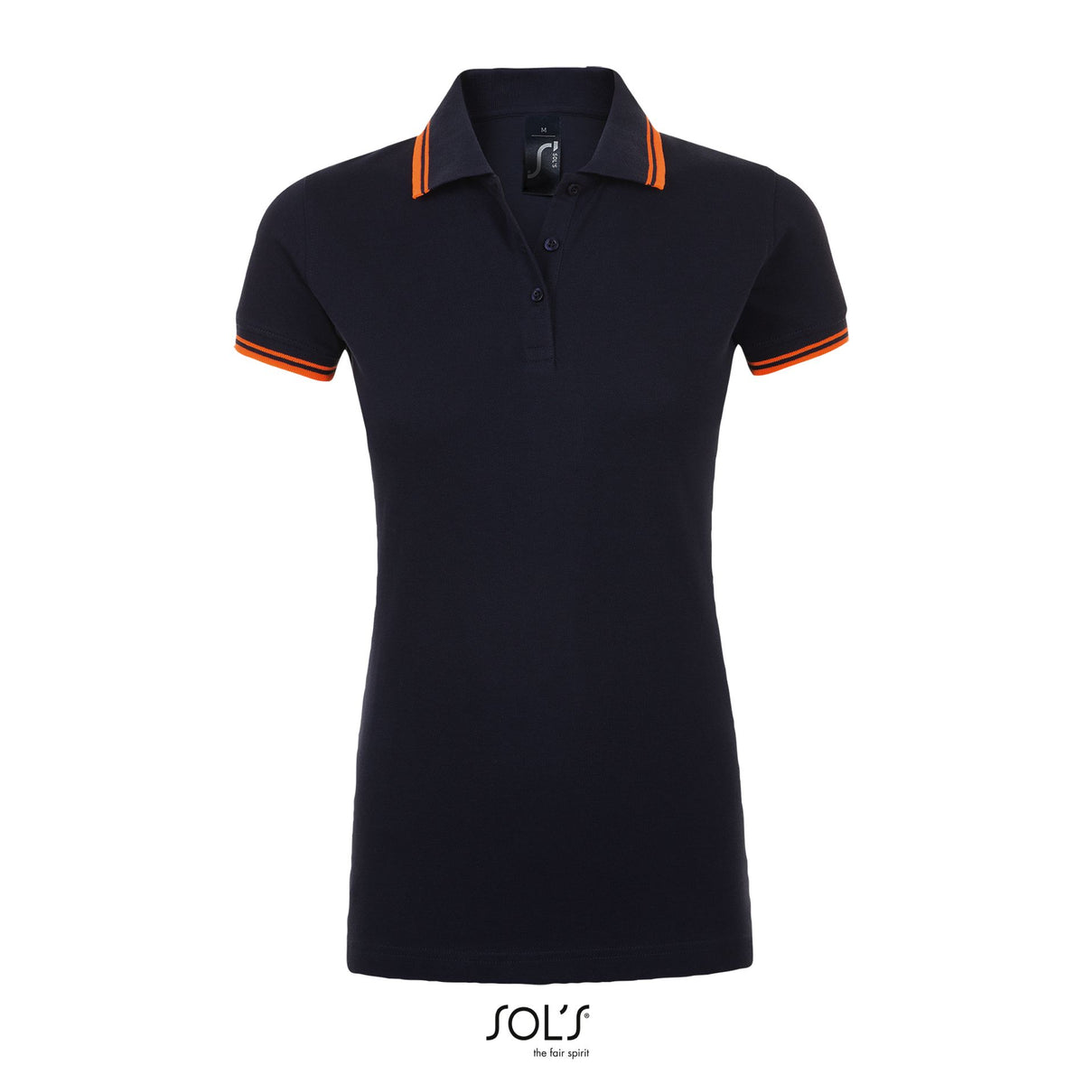 French marine / Orange fluo