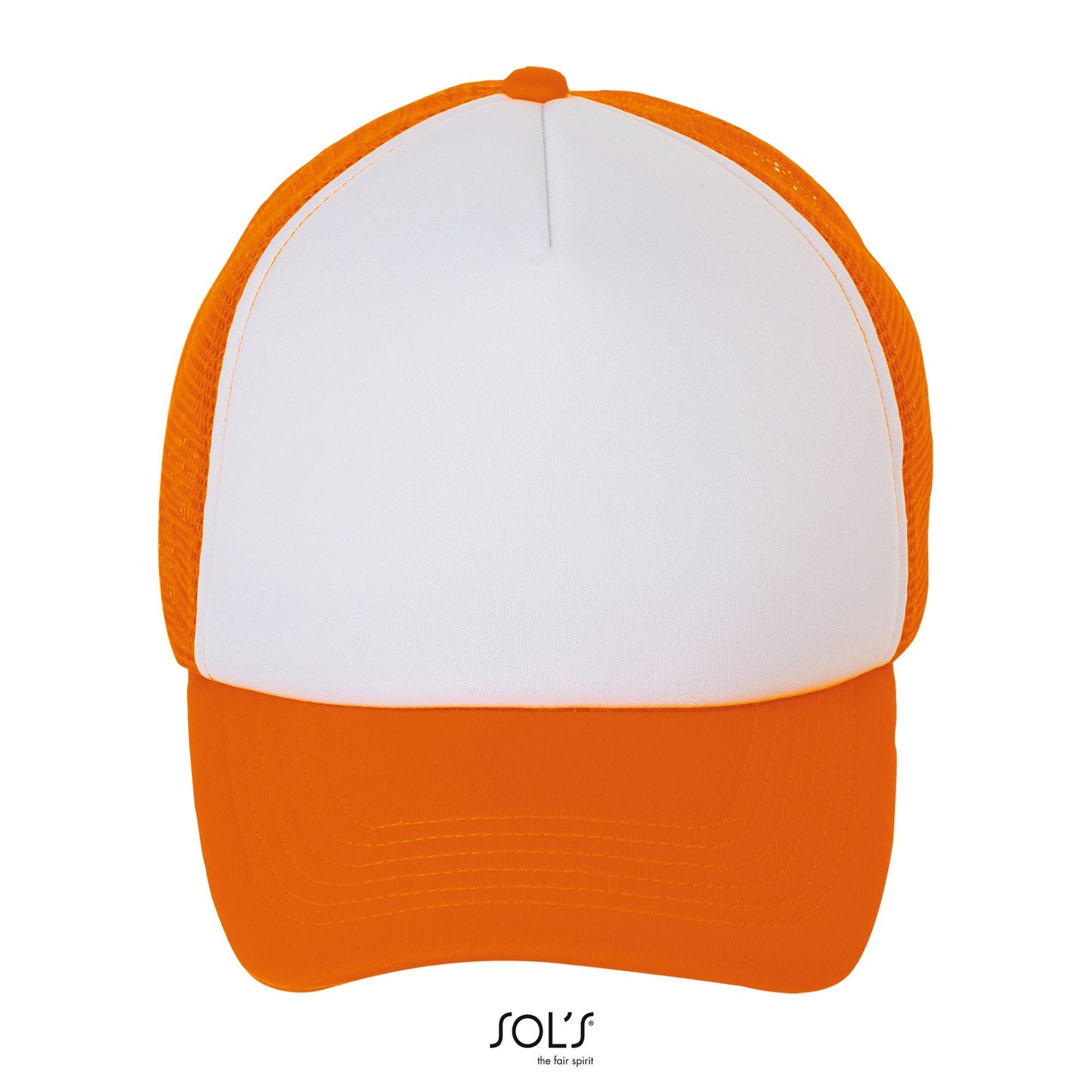 Blanc / Orange fluo