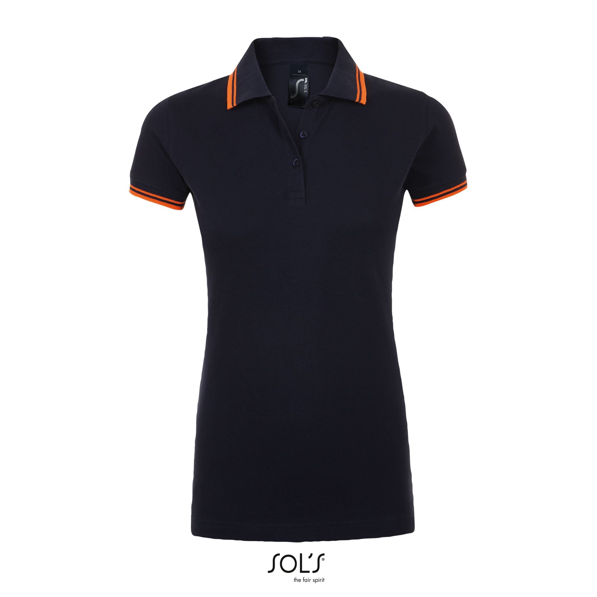 French marine / Orange fluo