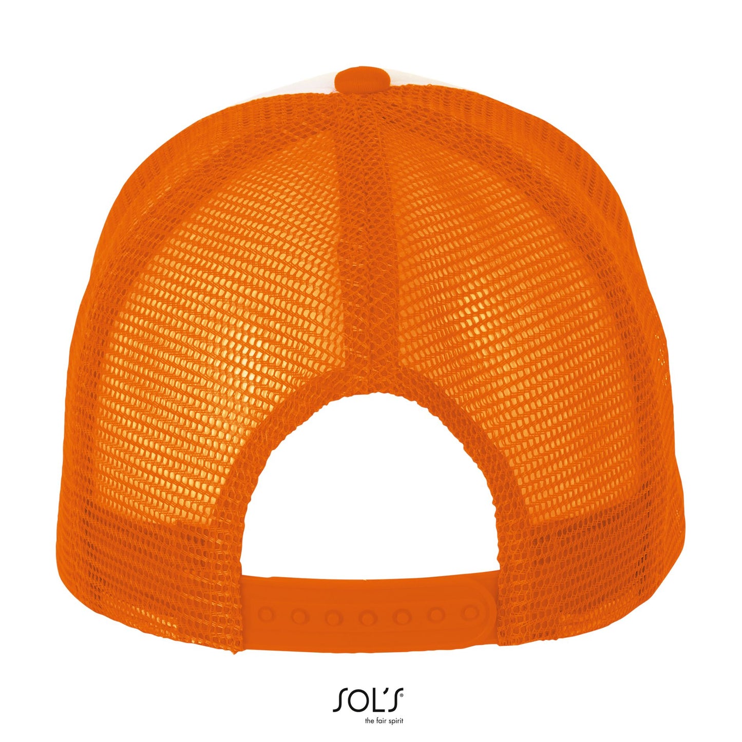 Blanc / Orange fluo