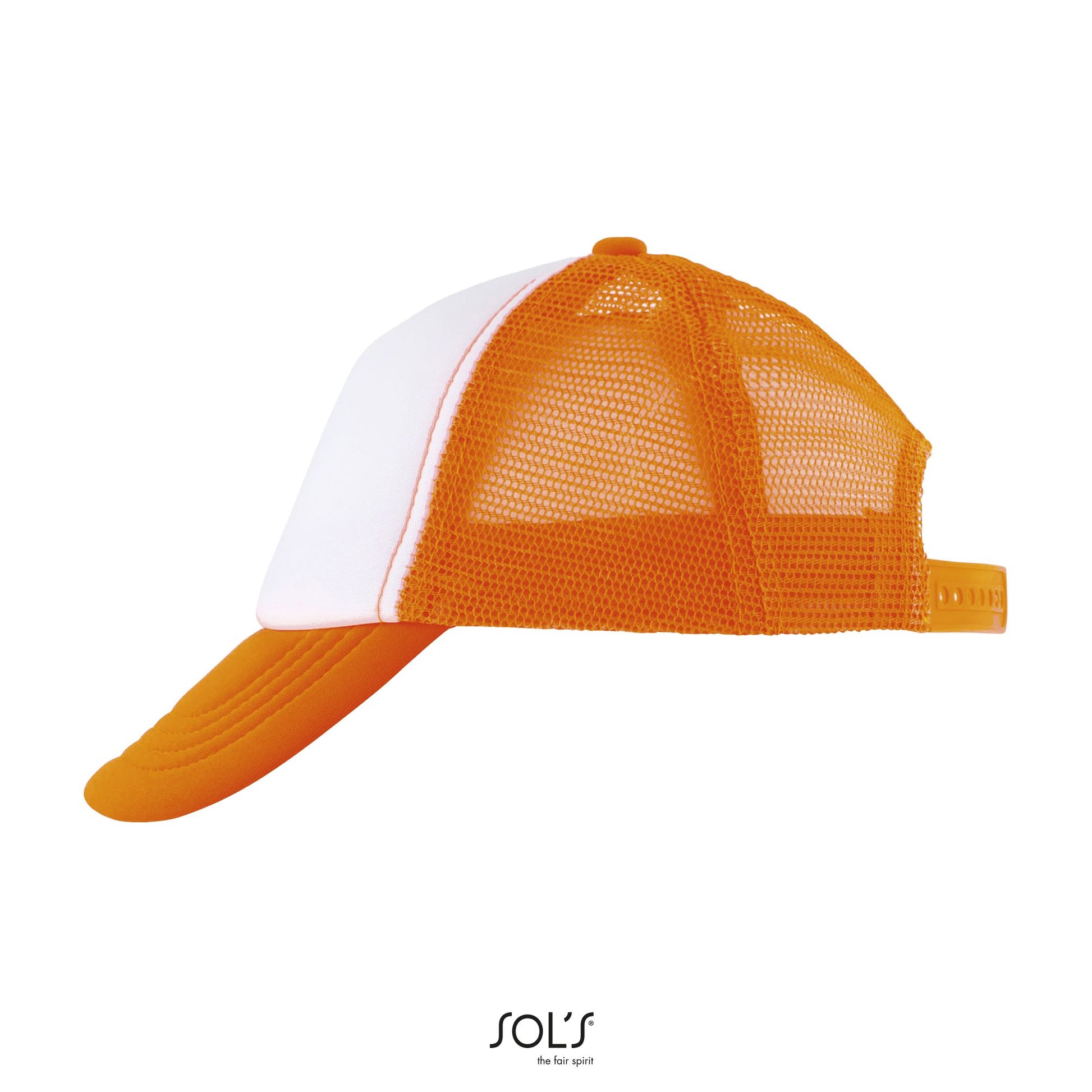 Blanc / Orange fluo
