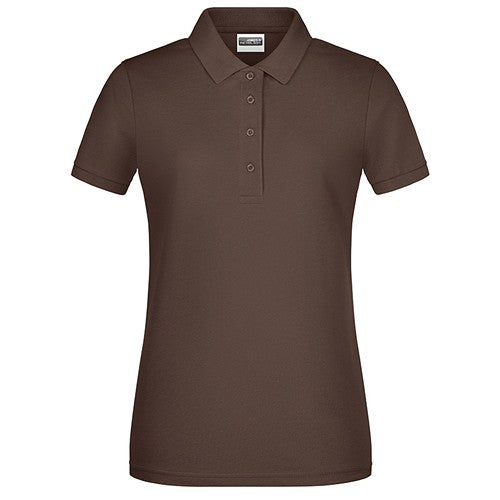 Polo_classique_Bio_Femme_marron_Devant_8009_CYBER26.jpg