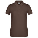 Polo_classique_Bio_Femme_marron_Devant_8009_CYBER26.jpg