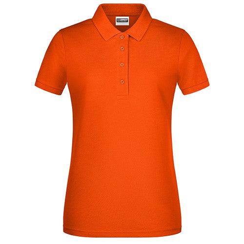 Polo_classique_Bio_Femme_orange_fonce_Devant_8009_CYBER26.jpg