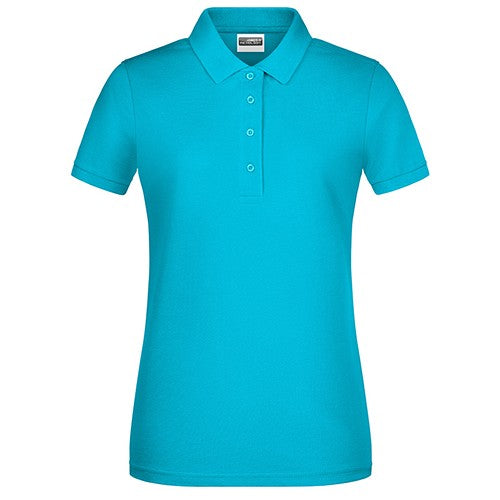 Polo_classique_Bio_Femme_turquoise_Devant_8009_CYBER26.jpg
