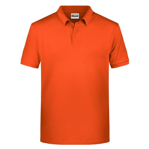 Polo_classique_Bio_Homme_orange_fonce_Devant_8010_CYBER25.jpg