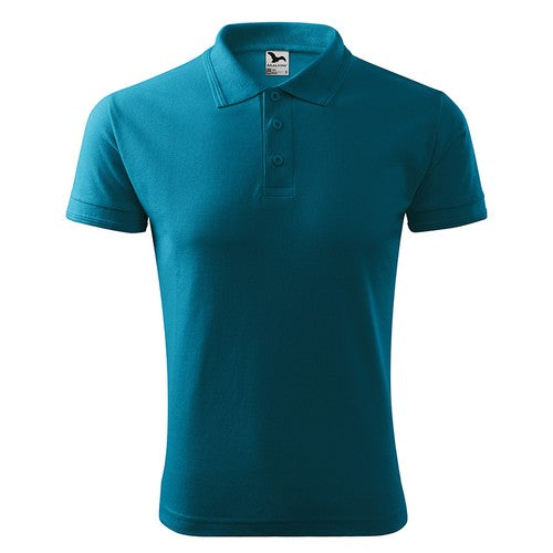 Polo_classique_Homme_turquoise_fonce_Devant_MF203_CYBER25.jpg