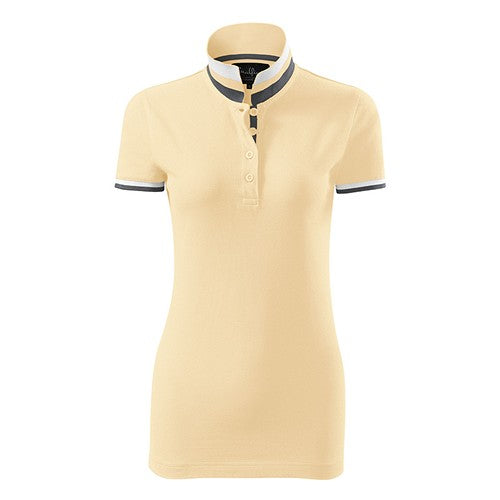 Polo_fashion_Femme_vanille_bourbon_Devant_MF257_CYBER26.jpg