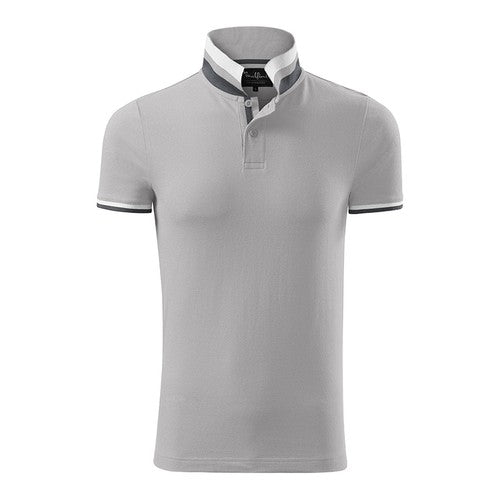 Polo_fashion_Homme_gris_argente_Devant_MF256_CYBER25.jpg