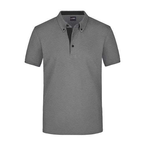 Polo_fashion_Homme_melange_clair_noir_Devant_JN964_CYBER25.jpg
