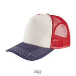 Ecru / French Marine / Rouge vif