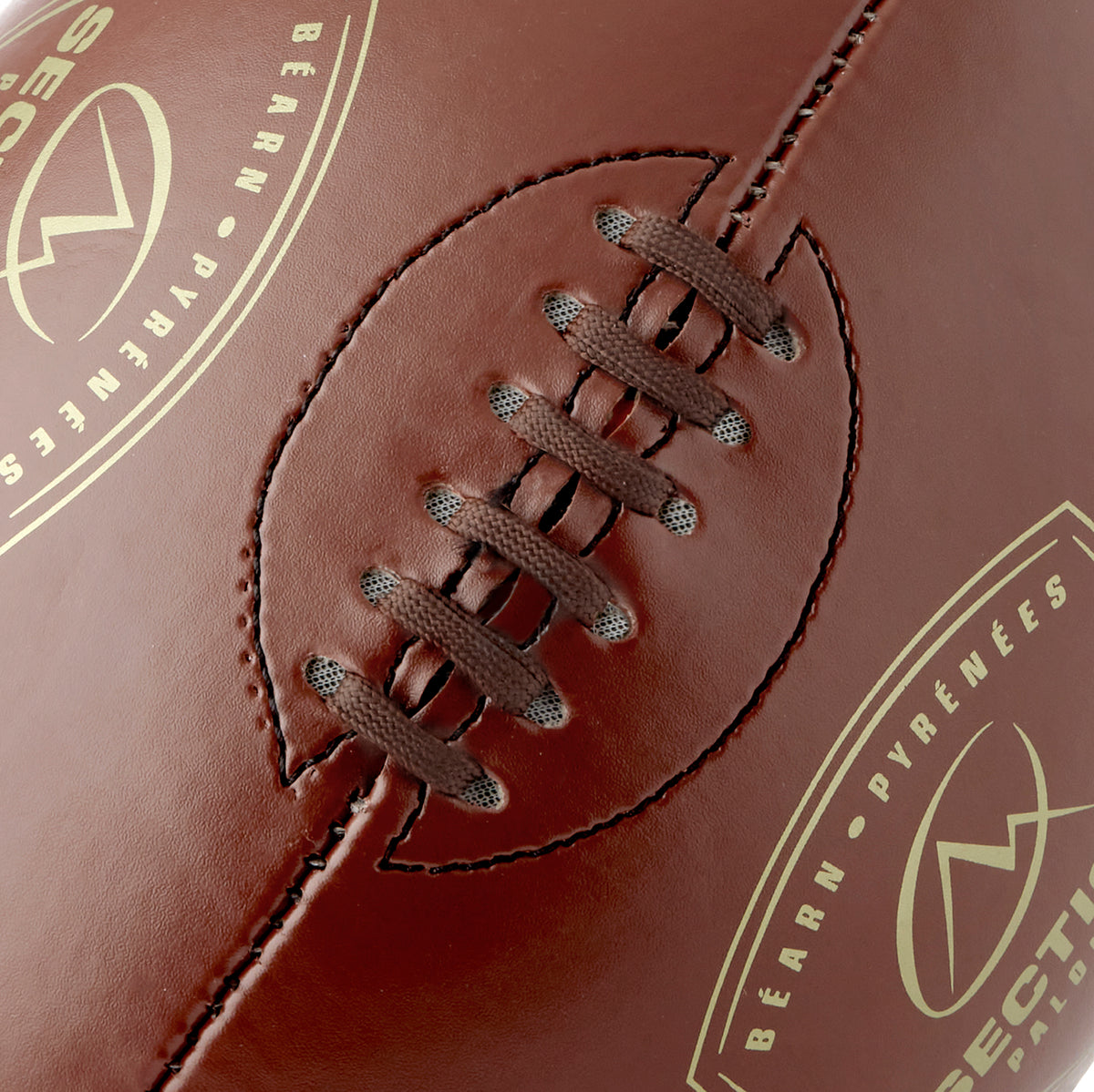 Ballon rugby en simili cuir - Taille 5