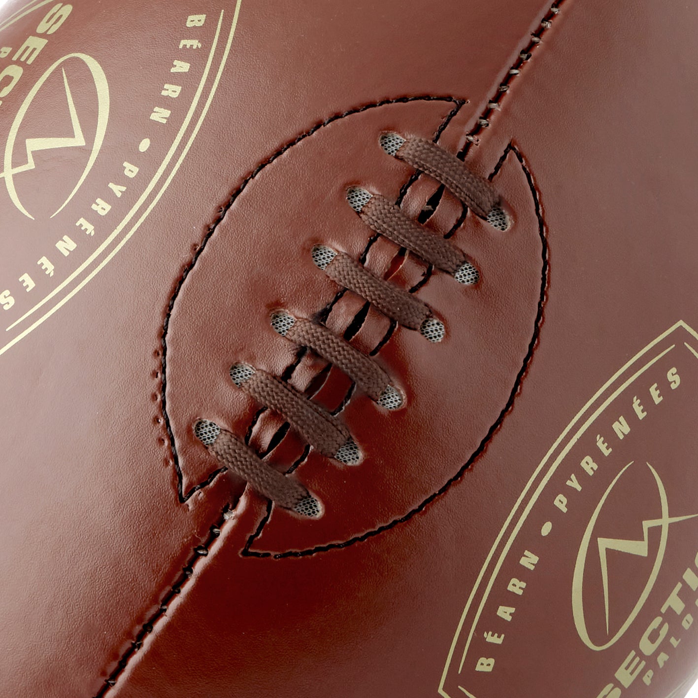 Ballon rugby en simili cuir - Taille 5